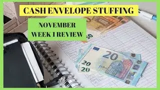 NOVEMBER 2018 || CASH ENVELOPE UPDATE || BUDGET WITH EURO
