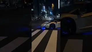 Lamborghini Roaring Through the City at Night 🌃🔥 | Supercar Night Drive