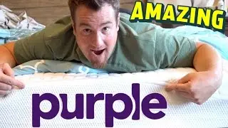 PURPLE MATTRESS BEST BED REVIEW UNBOXING DON'T TRY THIS AT HOME!!! THE RAW EGG TEST?