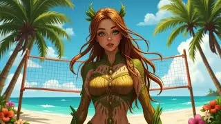 Tropical Fantasy Song &ndash; Beach Dryads | AI Music Video