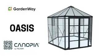 &Scaron;estihrann&yacute; polykarbon&aacute;tov&yacute; sklen&iacute;k Oasis Palram Canopia - GardenWay