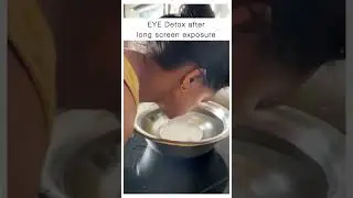 EYE Detox after long screen exposure