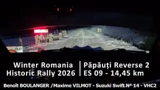 10&deg; Winter Romania Historic Rally - N&deg;14 Beno&icirc;t Boulanger/Maxime Vilmot - Suzuki Swift VHC2 - Es.09