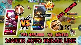 Tips offliner 🔥adu mekanik vs Martis/skill aulus +inspire_buat martis kena mental