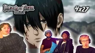 CARNAGE! First Time Reaction to Attack On Titan 4x27