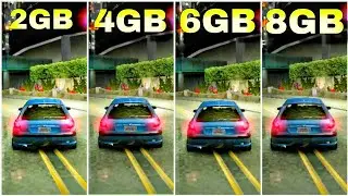 NEED FOR SPEED RAM COMPARISON 2GB VS 4GB VS 6GB VS 8GB