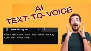 Create a AI Text-to-Voice Converter with Python!