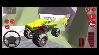 Offroad Monster Truck Driving Simulator&ndash;// Impossible Jeep Stunts Ramp Racing 3D&ndash;// Android Gameplay