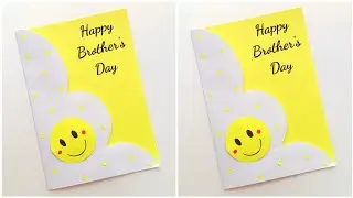 DIY 🤩 Cute Brother's Day Card Idea &bull; Brother's Day Greeting Card diy &bull; How to make brothers day card