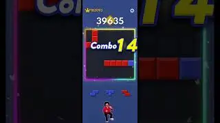 Block Blast level fun puzzle gameplay! relaxing dailyfun #blockblast #puzzlegame #mobilegame #shorts