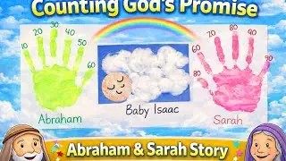 Counting Gods Promise | Abraham and Sarah | Bible Art for Kids 