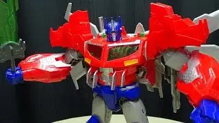 KO Oversized Transformers Prime Beast Hunters OPTIMUS PRIME: EmGo's Transformers Reviews N' Stuff