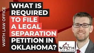 What is Required to File a Legal Separation Petition in Oklahoma?