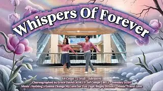 Whispers Of Forever - Advanced Line Dance | Demo by : Amare Sweet Colour