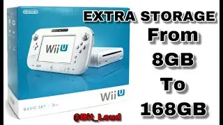 Wii U Extra Storage - External Hard Drive - 8GB to 160GB