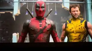 Deadpool & Wolverine                                                    Dog pool scene.