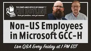 Non-US Employees in Microsoft GCC-H