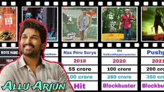 Allu Arjun | All Movies Budget and Collections .(2003-2024) Hit or Flop