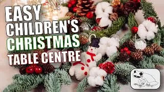 Easy Children&rsquo;s Christmas Table Centre | Simple DIY Kids Craft Tutorial