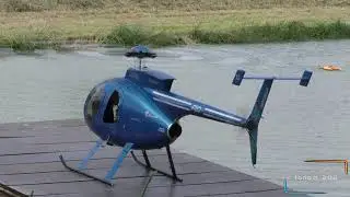 Hugues MD-500 Vario 1700 - Ryan Schroeder - Turbine jetcat pht3 - 2eme vol Heli FunFly Manom 2021