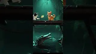 The Wizard Catsss #AIShorts #FantasyCats #WizardCats #SnowstormQuest #YouTubeShorts