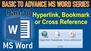 #10 Hyperlink, Bookmark or Cross Reference Complete Tutorial in MS Word #CareerSkillWaala #tranding 