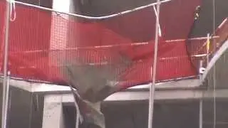 safety net fan drop test 130kg from 9m