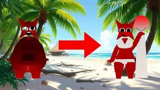 Incredibox Sprunki 1996 but NEW Human on the Beach!
