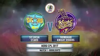 #CPL17 Highlights: M1: St Lucia v Trinbago