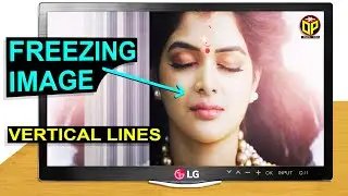 Freezing Image & Vertical Lines Problem on LG LCD TV Screen, LC216EXN (SF) (A1) Panel Repair