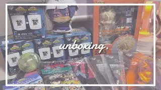 〔開封動画〕ヒロアカグッズ開封⌇一番くじLet you down ˎˊ˗ 缶バッジ，ぬい、ねんどろいど，ガチャなどアニメイト購入品も🍋💛