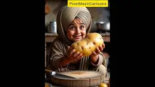 A short Punjabi woman cooking in a rustic village kitchen#PunjabiCooking #VillageStory #ShortWoman