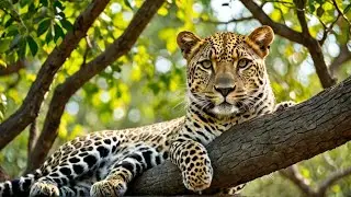 Leopard in Gir Forest 🐯 Beautiful Deers in Gir Forest 🦌 Gir Forest 👍 #travel #girforest