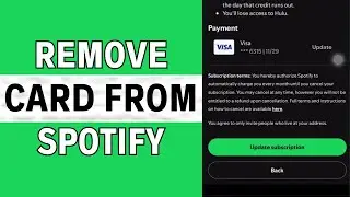 How to Remove Card From Spotify (Best Method)