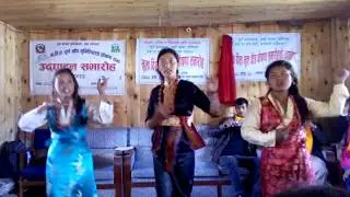Cultural Dance in Manang