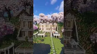 Minecraft Timelapse Modern House Making #minecraft #shorts