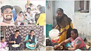  చాలా కాలానికి ఇంట్లో అందరం ఓ చిన్న Party చేశాము అదేవిధంగా నేను మా అక్క తిండిపోటు పెట్టుకున్నాం🤗
