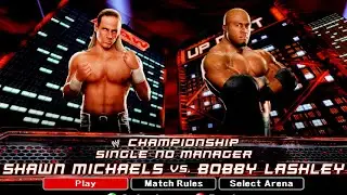 WWE Smackdown vs Raw 2008 - Shawn Michaels vs Bobby Lashley WWE Championship Match