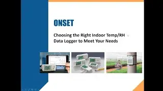 Choosing the Right HOBO Indoor Temperature/Relative Humidity Data Logger
