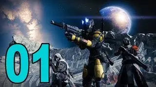 Destiny - Part 1 - Welcome! (Let's Play / Walkthrough / Playstation 4 Alpha Gameplay)