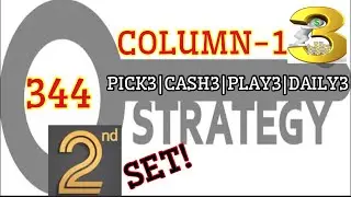 344 PICK 3 LOTTERY STRATEGY DIRECTORY. LEARN HOW TO WIN