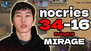 nocries (34-16) | Rating 2.13 | SoloQ +VOICE | mirage FACEIT NA | Jan 14, 2026