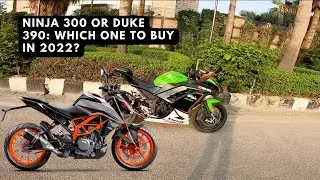 Ninja 300 BS6 or Duke 390 :  Which one should you BUY in 2022? 🤔