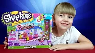 ШОПКИНС КОНСТРУКТОР! Новинка 2016!!! Мультяшный обзор. Shopkins Kinstructions Cupcake Cafe