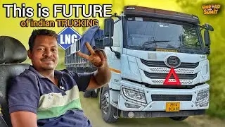 1 करोड़ के ट्रक पे इतनी सुकून की नौकरी नहीं देखी होगी✌️Blue Energy 55 Ton LNG Truck💥