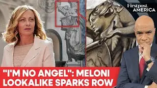Giorgia Meloni's Angel Lookalike Divides Italy After Church Restoration | Firstpost America | N18G