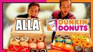 Kan vi äta ALLT på Dunkin Donuts meny?