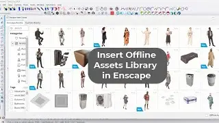 How to insert Offline Assets Library in Enscape