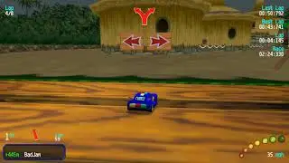 Re-Volt Custom Track Thwomp Swamp by Alex_int and MysterE99, 8 Lap Race