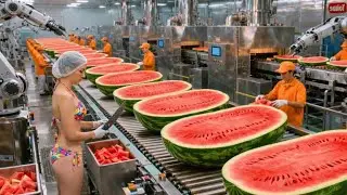 How Watermelon Juice Is Made Today: Inside a Modern Watermelon Juice Factory Secrets Revealed